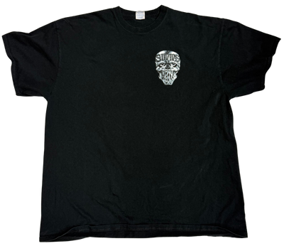 *SIMMS Skull L-Chest/Back Tee#8 -Black (Include in Promo)