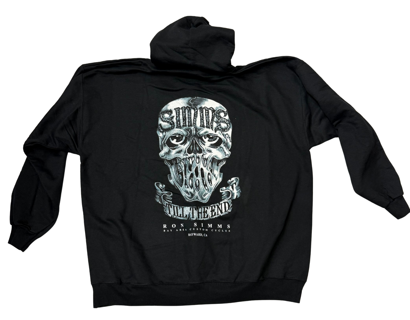 SIMMS Skull Hoodie -Black