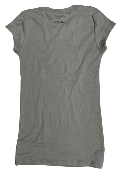 SIMMS Skull Vines Tee#516 -Grey/PInk
