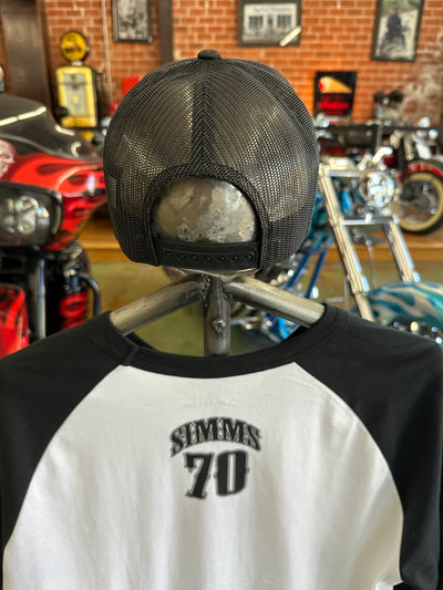 SIMMS Wings Adjustable Snap Back Hat #033 Sturgis-Hat -Black