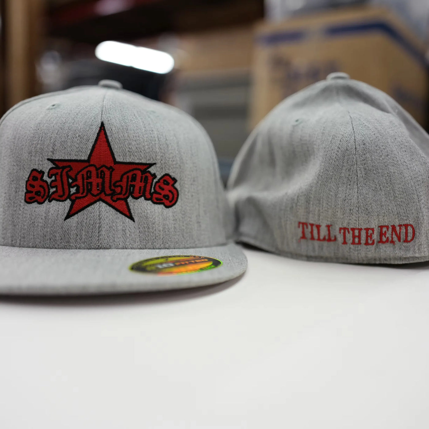 SIMMS Red Star TTE Logo Hat -Grey