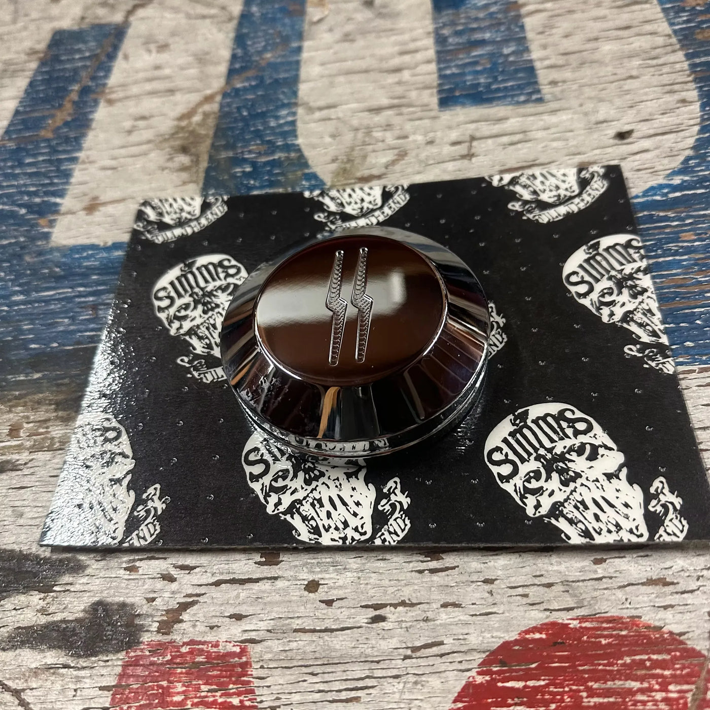 SIMMS Gas Cap Cover -Thunder Bolt