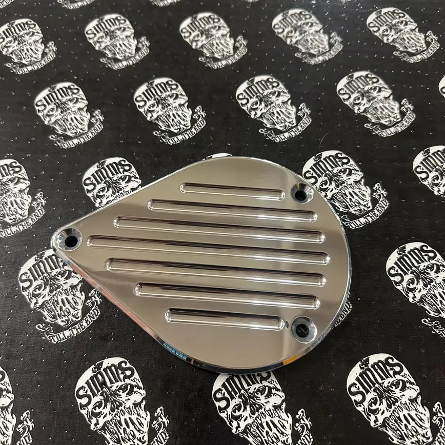 SIMMS S&S Air Cleaner Cover -Ball Milled