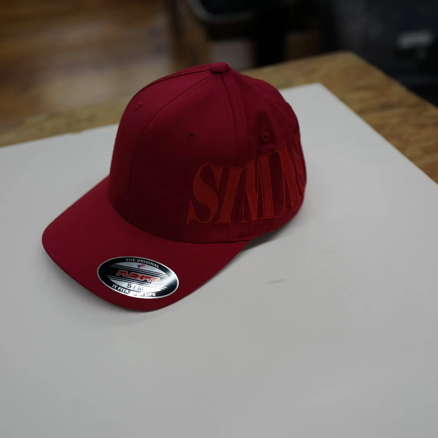 SIMMS Side Red Logo Hat -Red