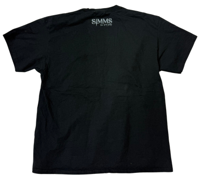 SIMMS Skull Down Side Tee#526 -Black/Gray
