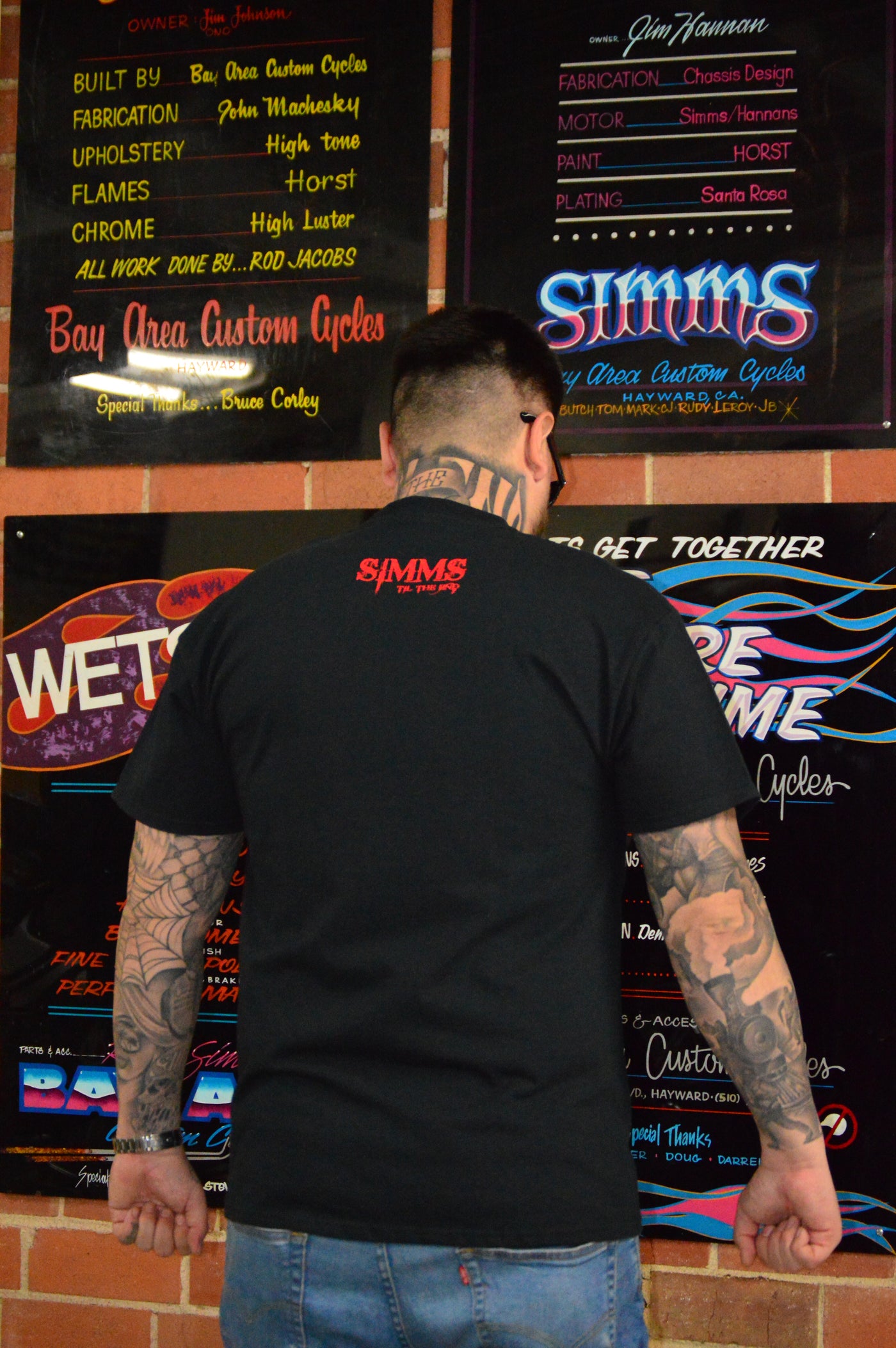 **SIMMS Skull TTE Tee -Black