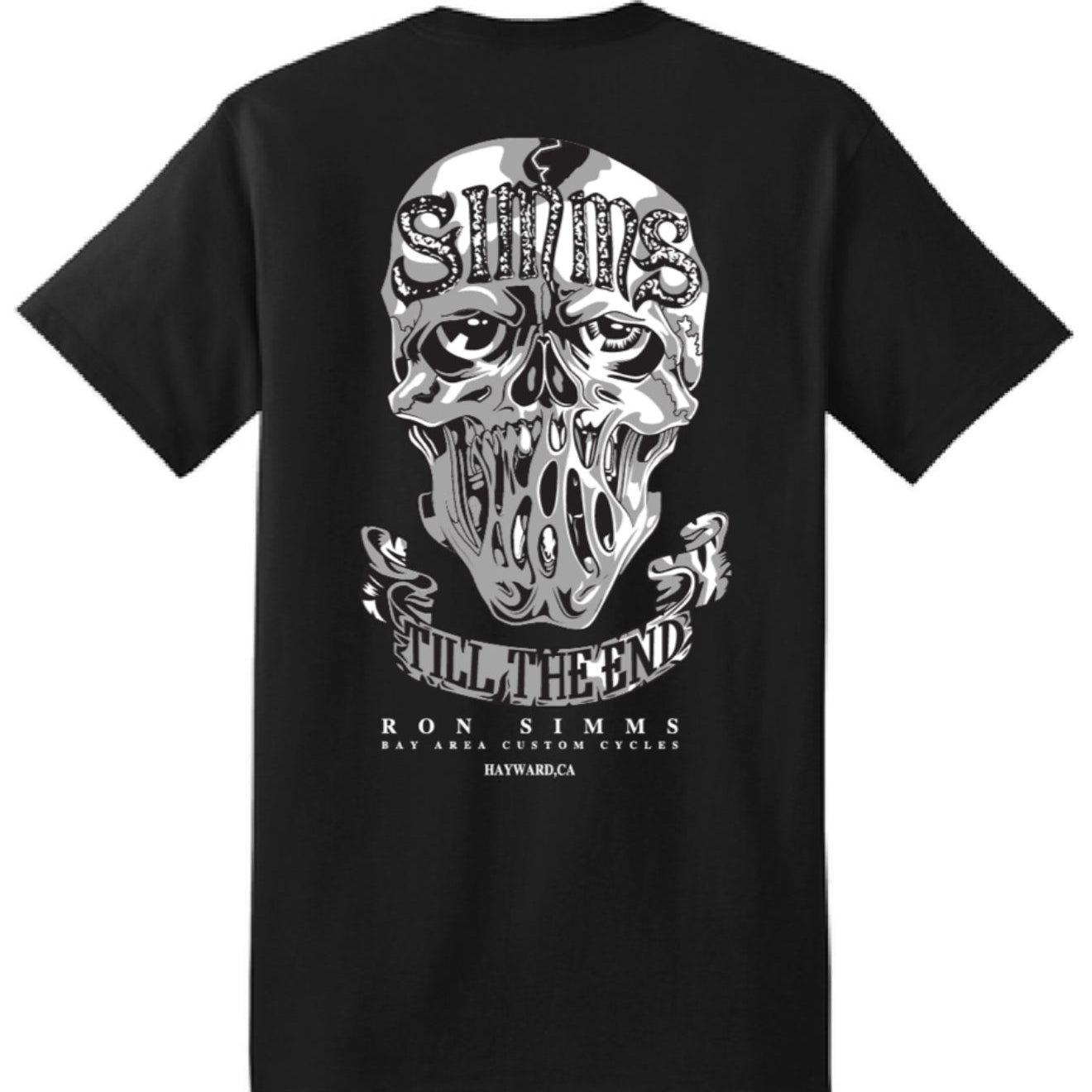 SIMMS Classic Skull TTE Tee#12733 Sturgis-Shirt J-Black