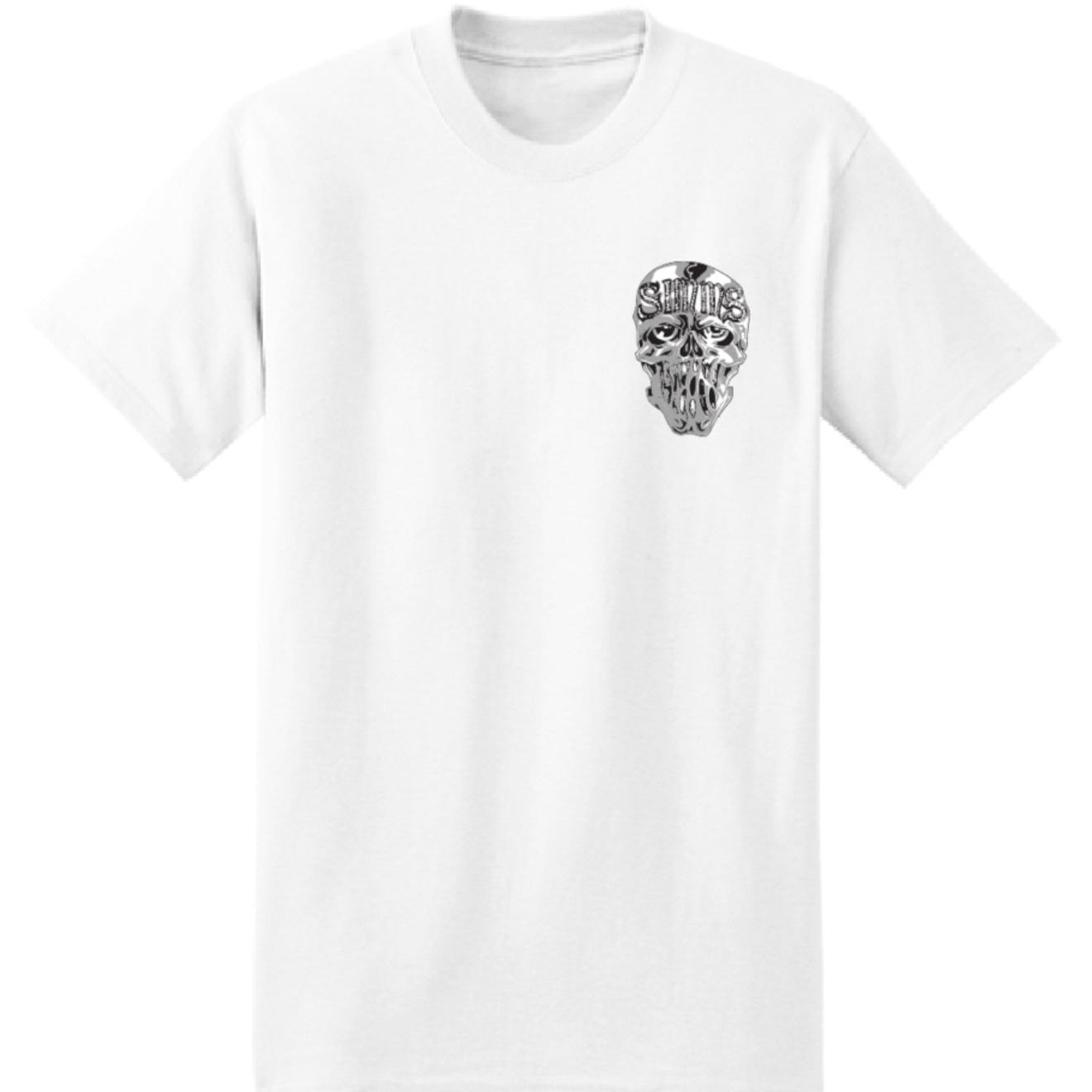 SIMMS Classic Skull TTE Tee#12734 Sturgis-Shirt J-White