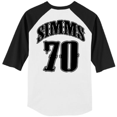 SIMMS Classic Skull/Simms 70 Tee#12741 Sturgis-Shirt J-White/Black
