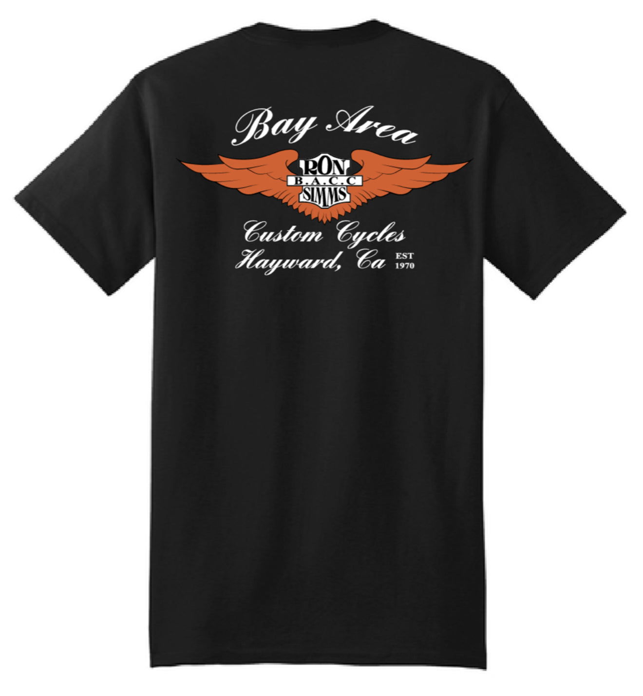 *SIMMS Classic Bay Area Wings Tee#12735 J-Black