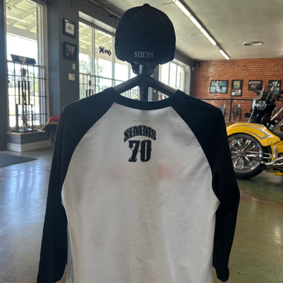 *SIMMS Classic Wings Bay Area 70 Tee#12737 J-White/Black