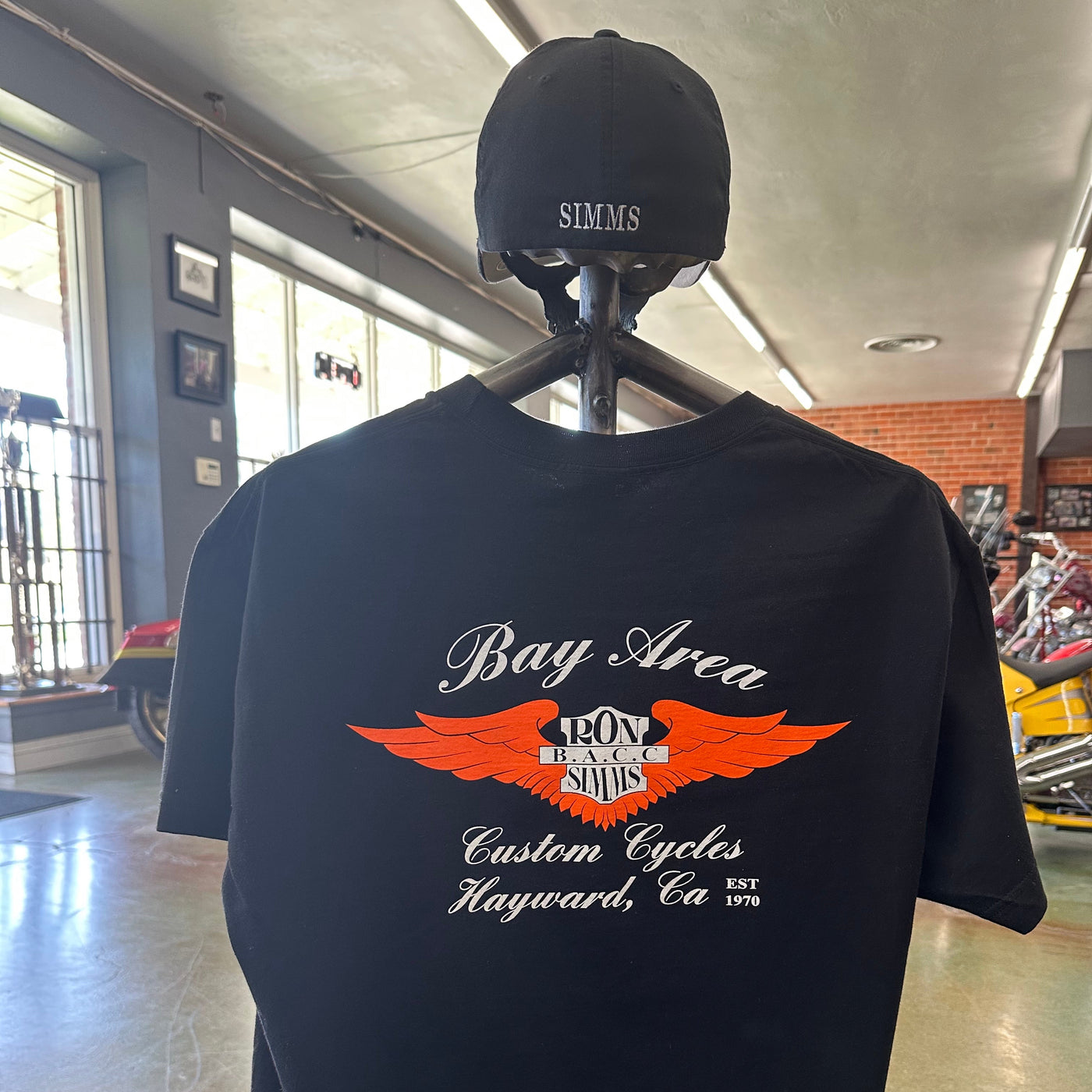 *SIMMS Classic Bay Area Wings Tee#12735 J-Black